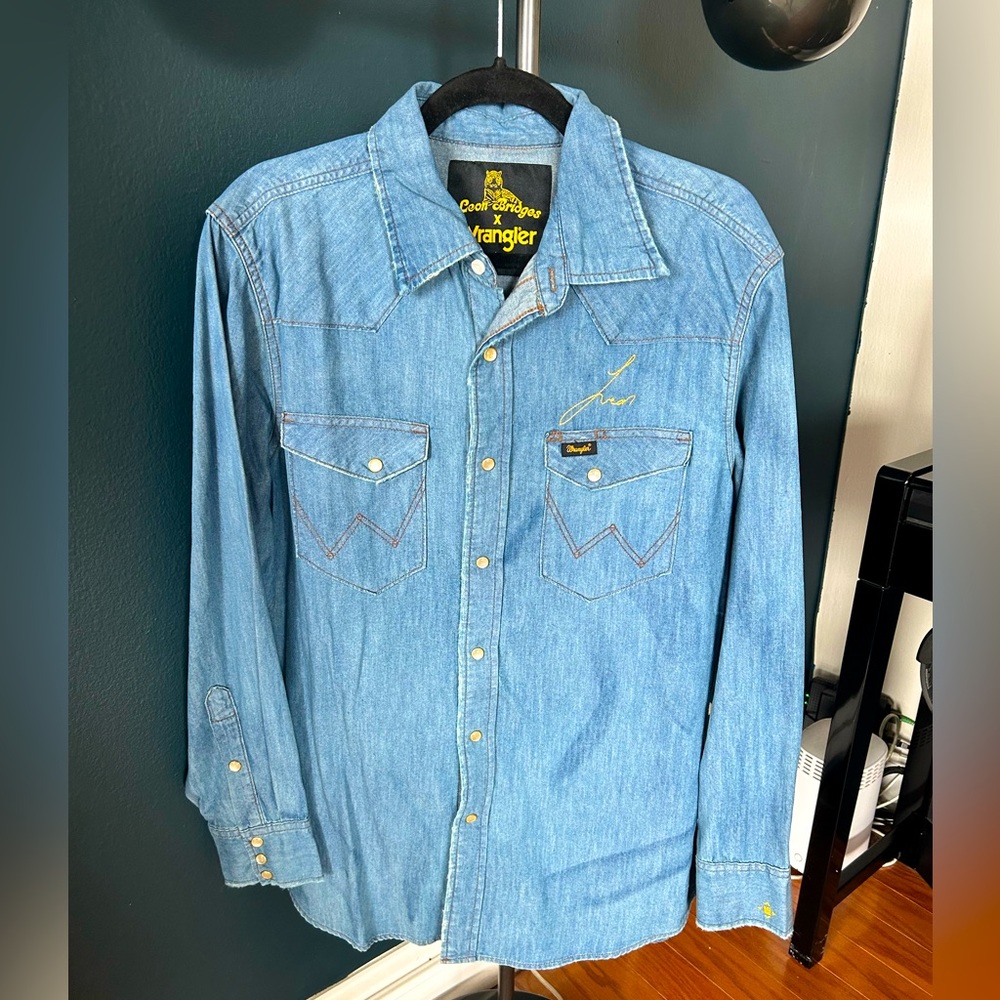 Wrangler X Leon Bridges Button Up Denim